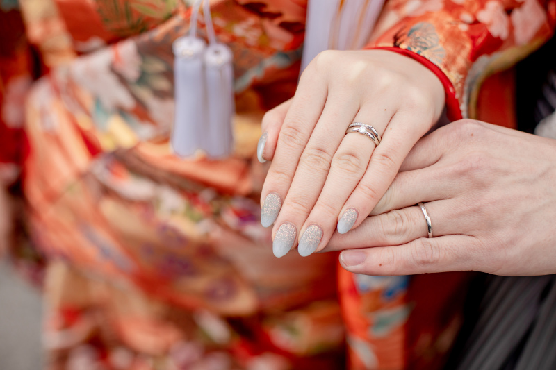 キラキラ輝く指輪