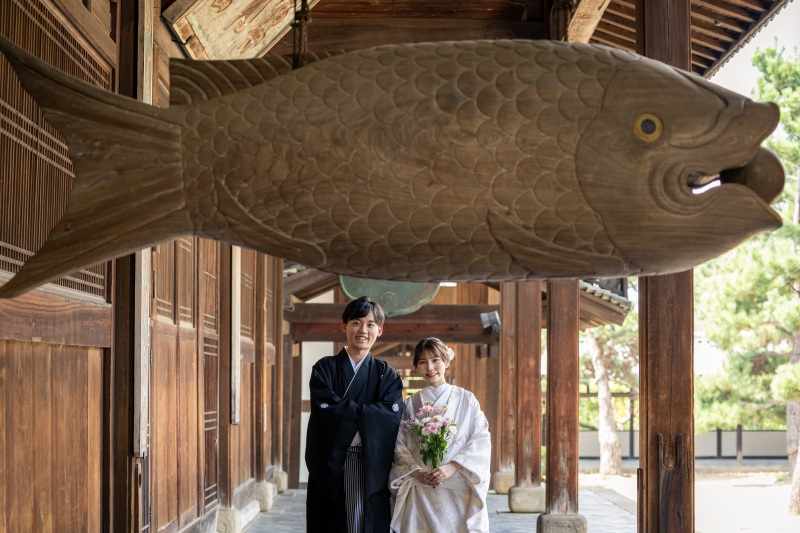 お二人の素敵な笑顔