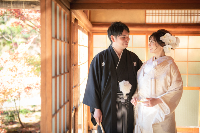 和室でロケと違った雰囲気の撮影も可能です