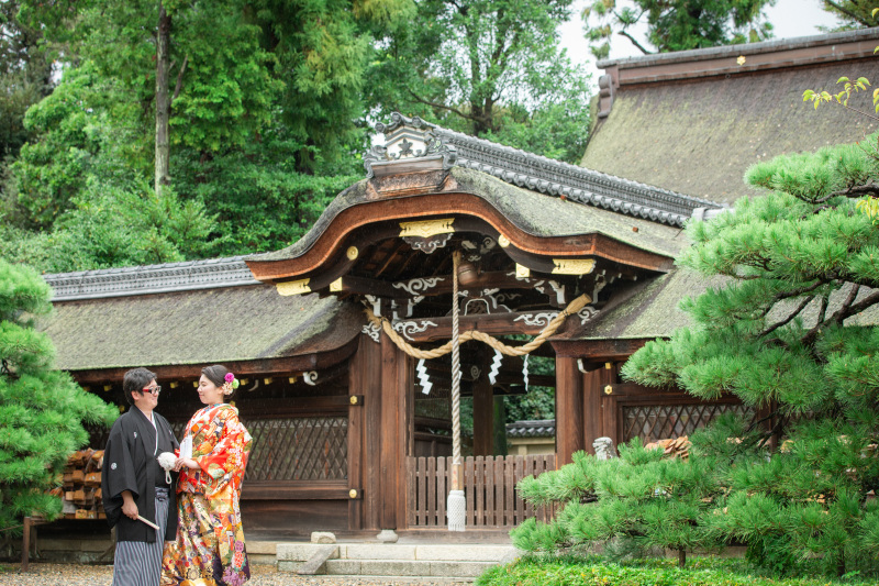 ハルウェディング_庭園で撮影できる