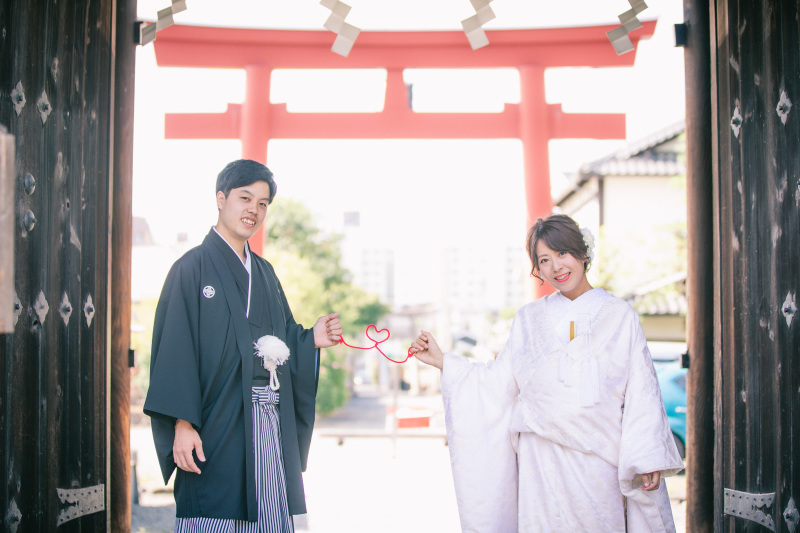 ハルウェディング_庭園で撮影できる