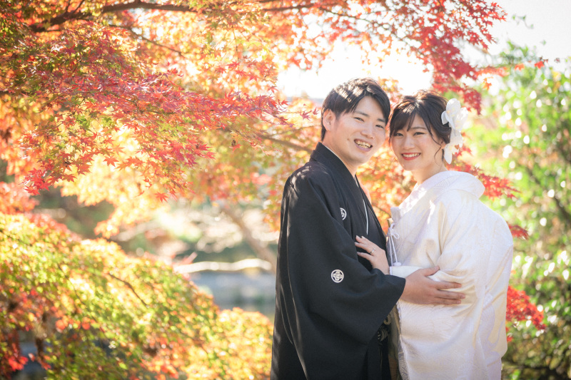 ハルウェディング_庭園で撮影できる