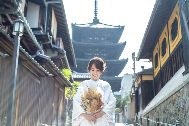 八坂の塔周辺で撮影!!