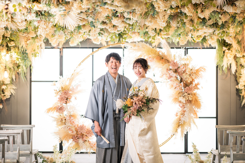 4万本以上のお花に包まれたチャペル