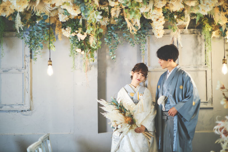白無垢でのフォトウェディングもできます
