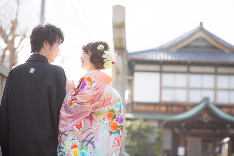 幸せそうなお２人