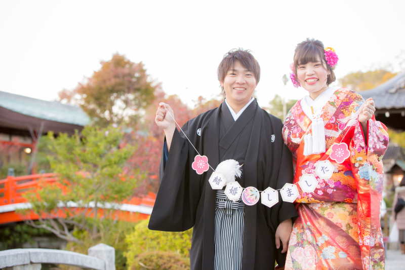 『結婚しました』のガーランド