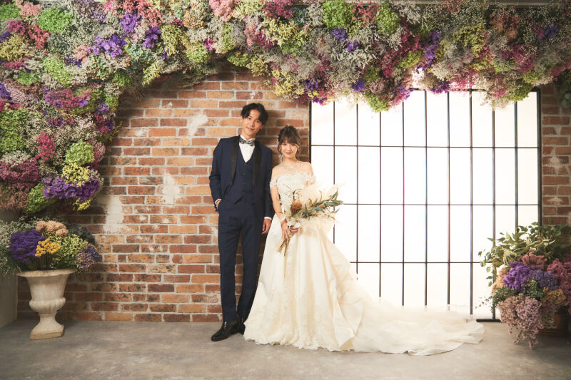 9/1~11/16【4万OFF】和装1点+洋装1点スタジオ 188,000円