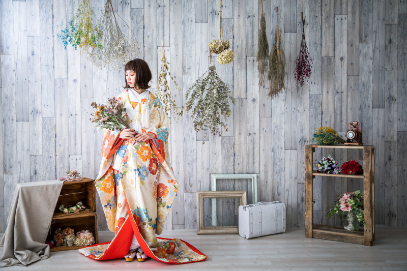 7/1~8/31【6月末までの予約で、平日6万OFF土日祝5万OFF】和装1点+スタジオ 79,000円