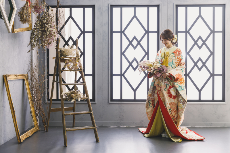 9/1~11/16【4万OFF】和装1点+洋装1点スタジオ 188,000円