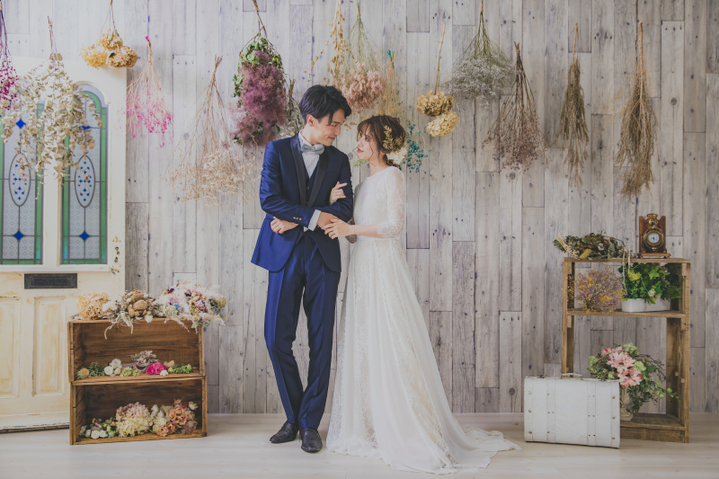 4/7~6/30【平日5万円OFF 土日祝4万円OFF】和装1点+洋装1点+スタジオ撮影 178,000円