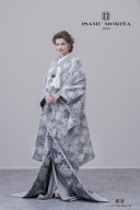 ジャガード打掛　グレー