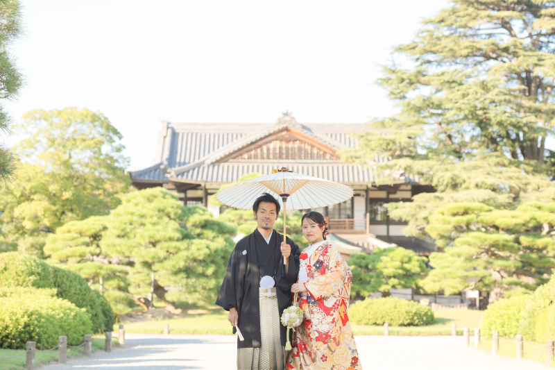 色打掛にチェンジ