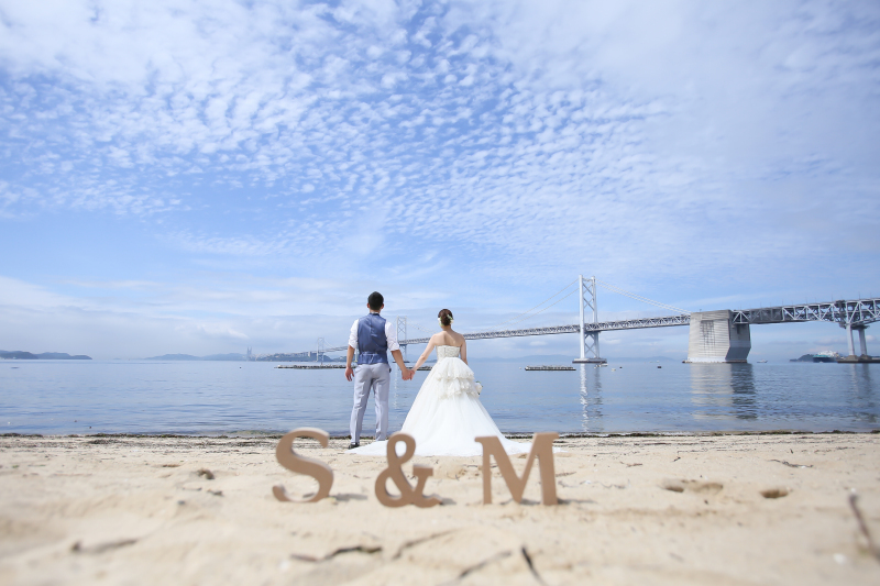 瀬戸大橋とおふたり