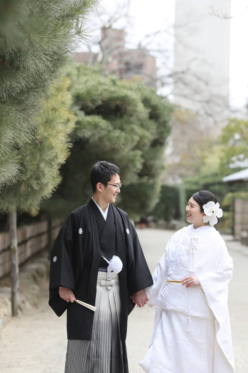 白無垢にチェンジ!