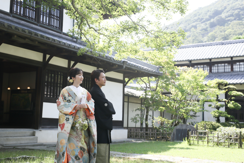 色打掛にチェンジ