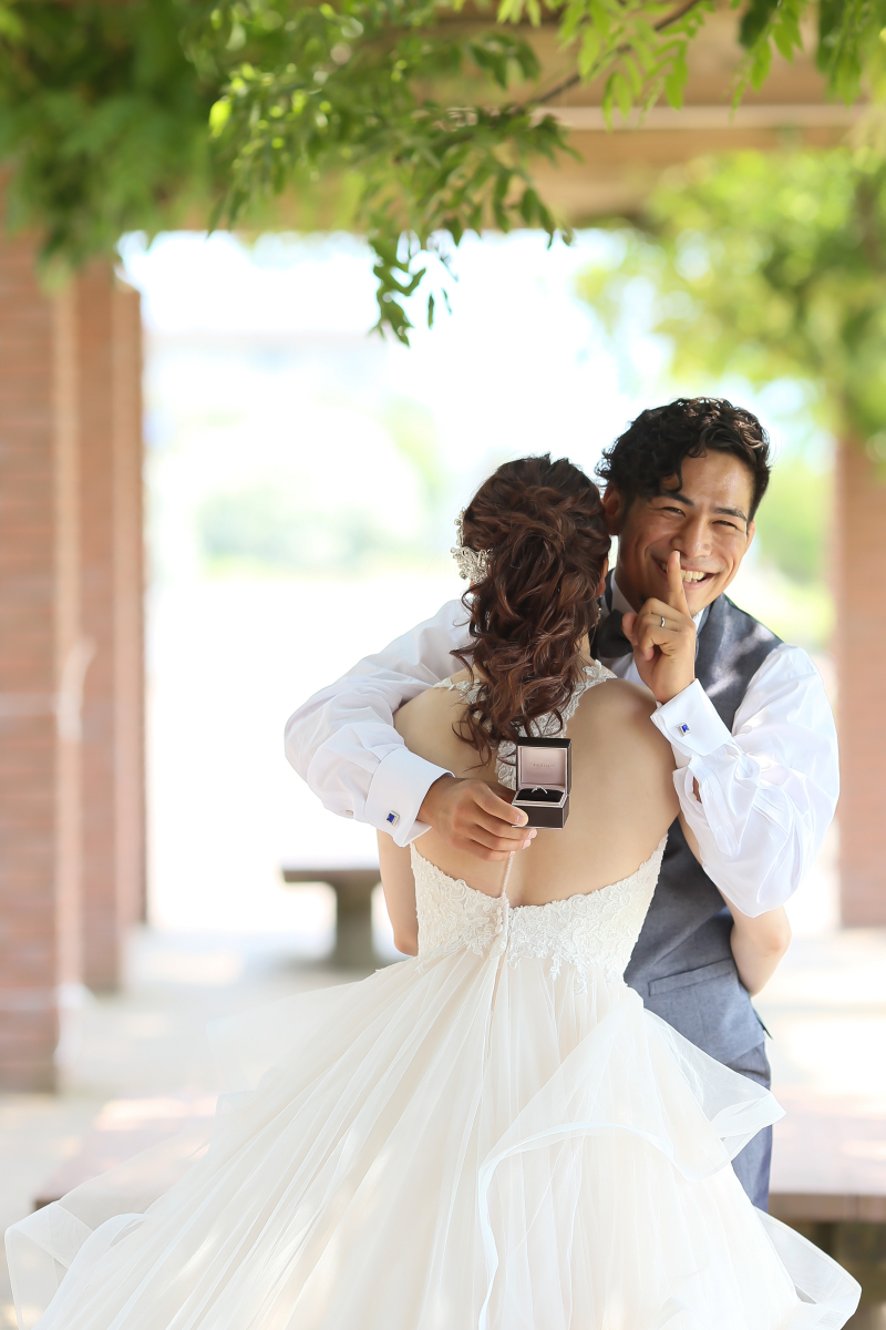 照れながらも・・・・