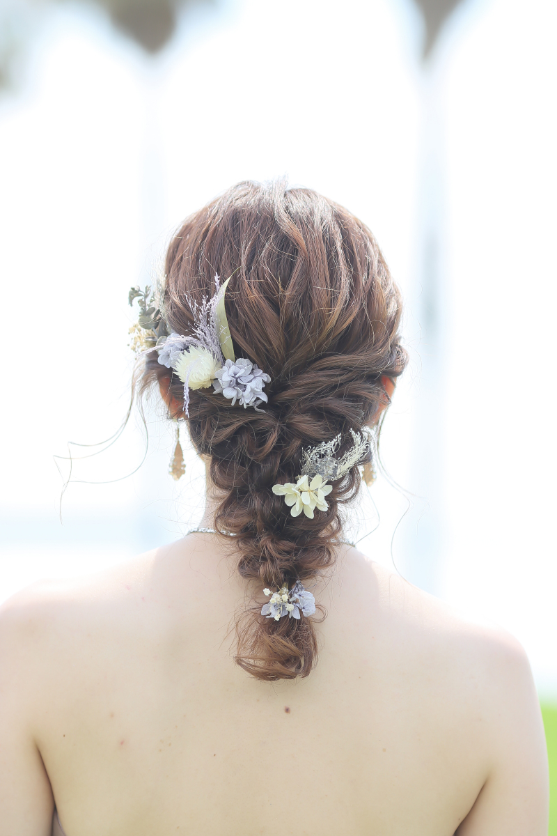 編おろしと&ドライフラワー