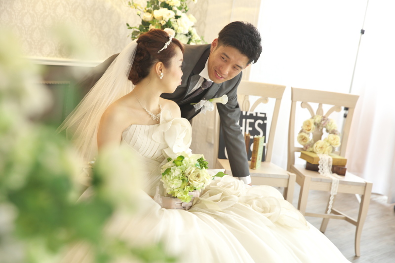 彼も照れながらも