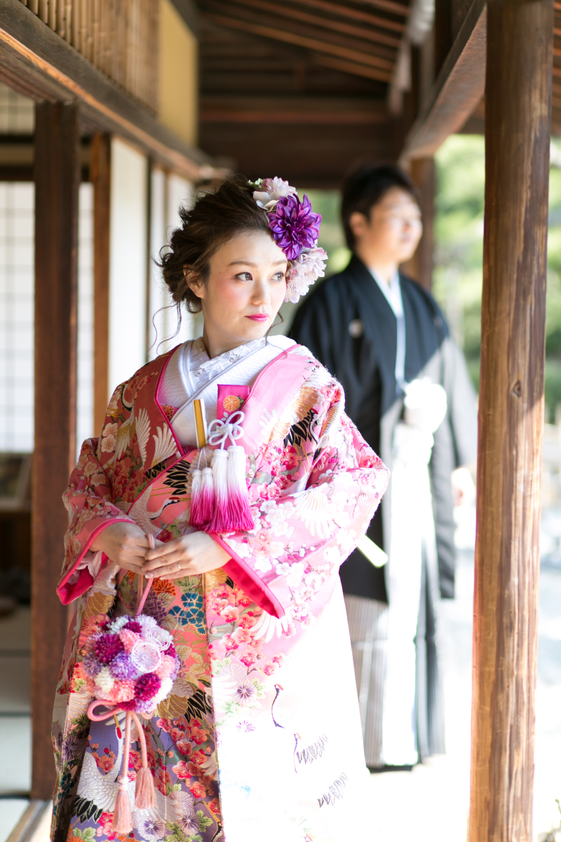 ピンクの色打掛とても素敵でした。