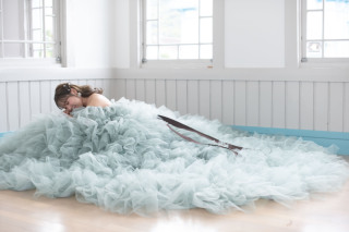 新作SACHIKO TSUTSUIドレスで撮影♡