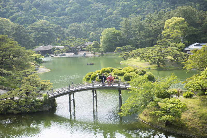 栗林公園といえばこの写真
