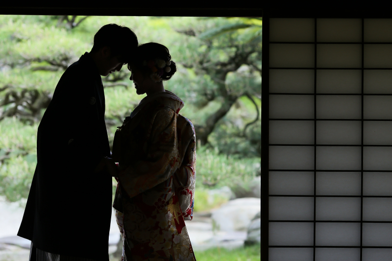 おでこくっつけショット