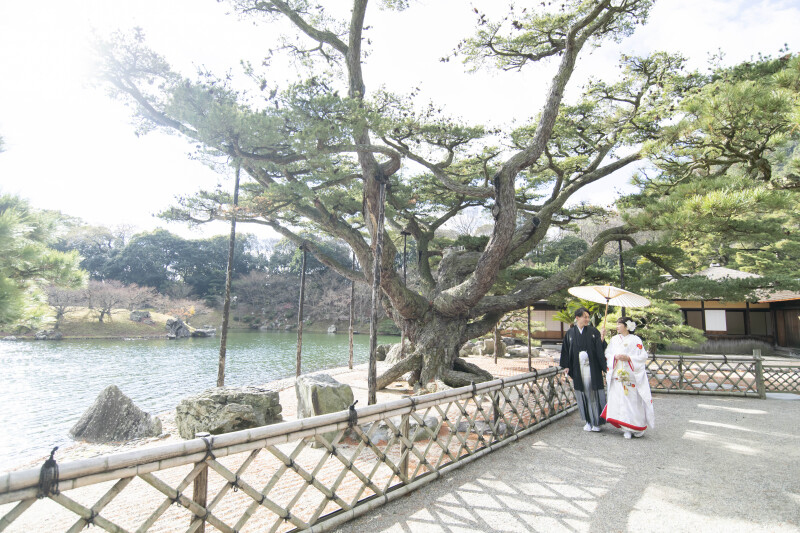 白無垢から撮影開始