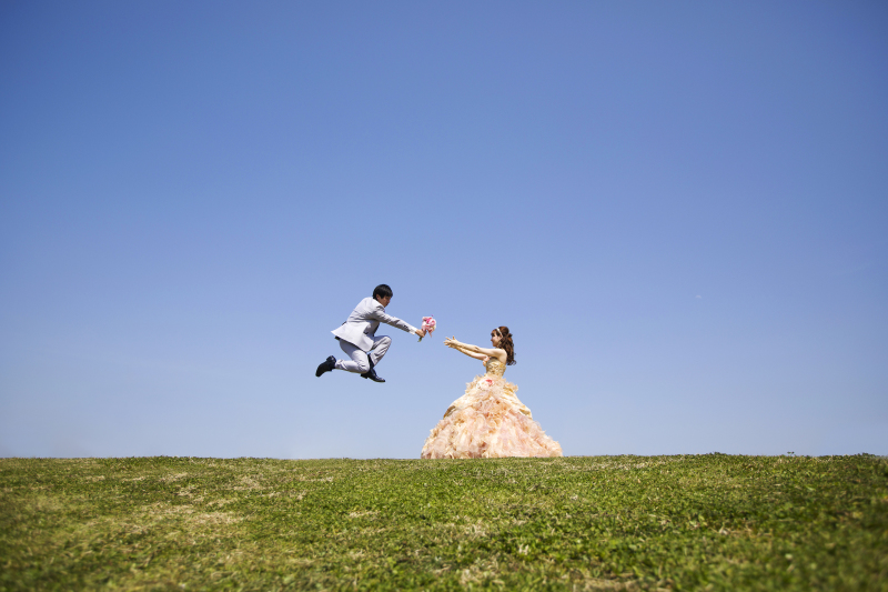 まるで丘にいるような