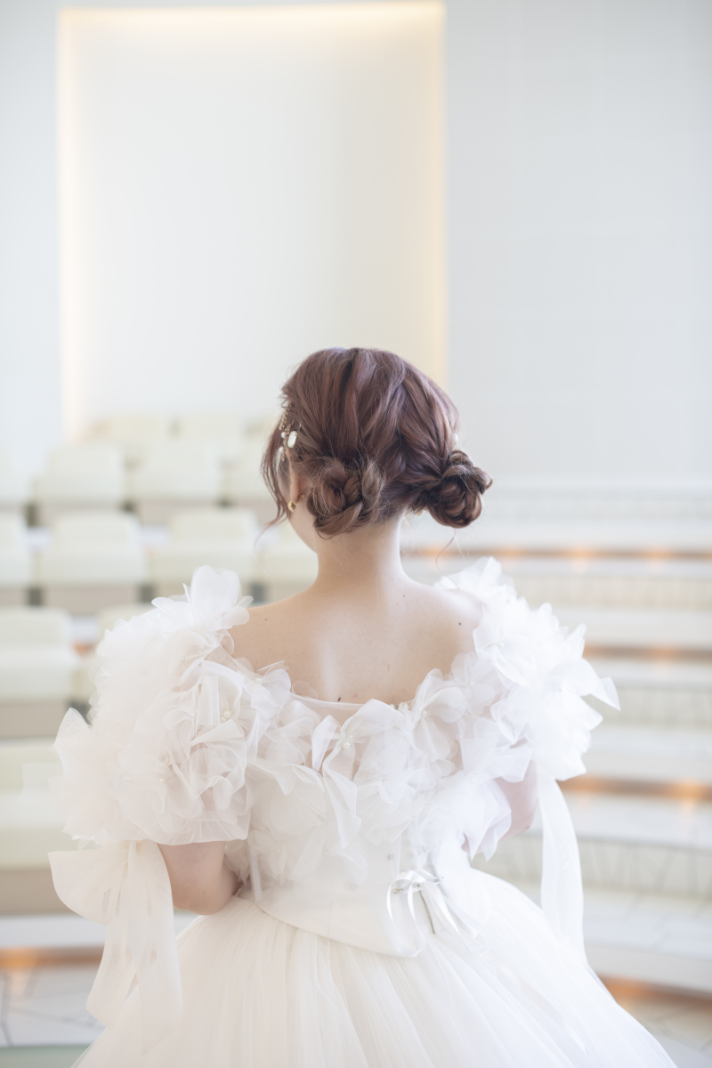 お団子ツインヘア