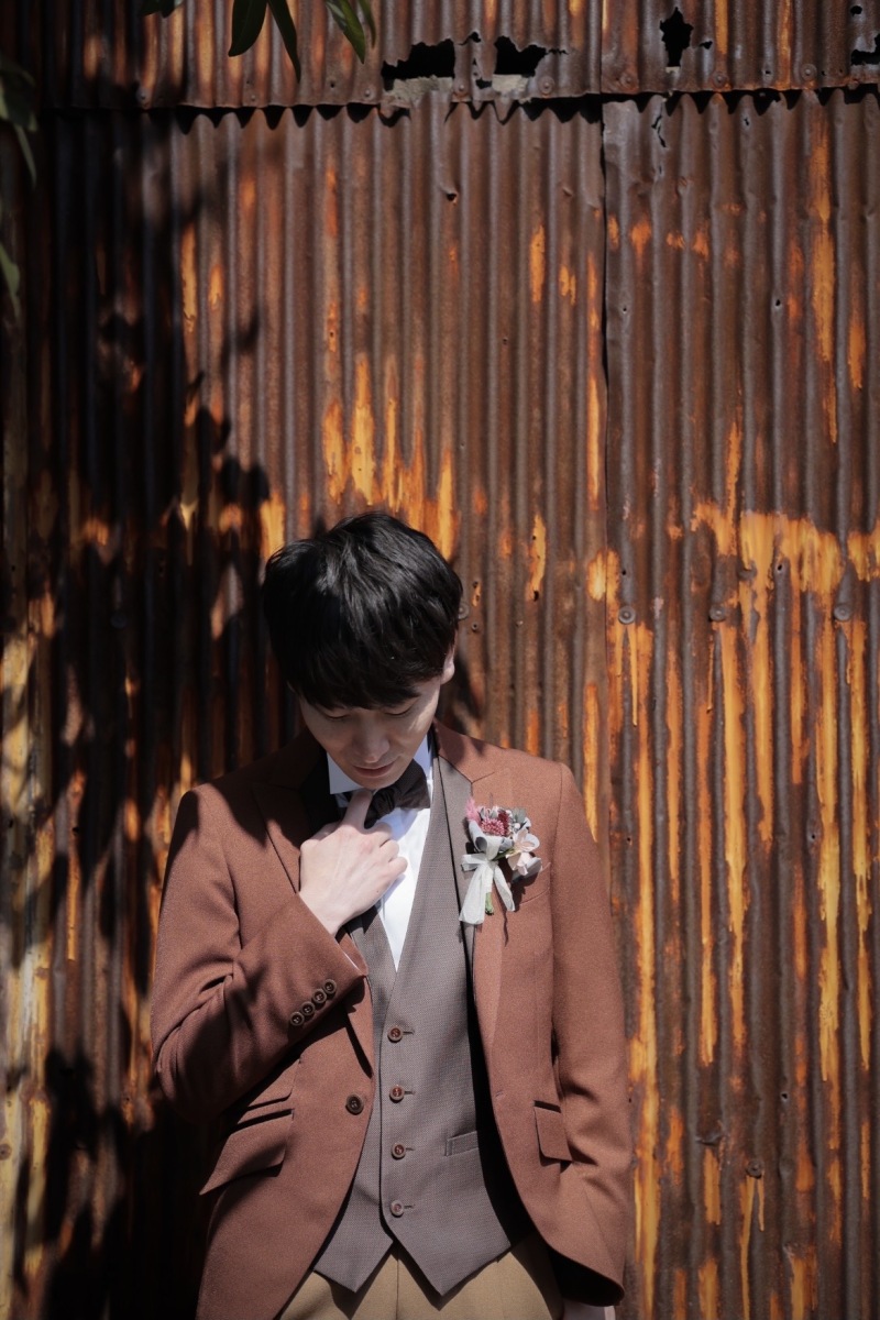 新郎様のソロショット