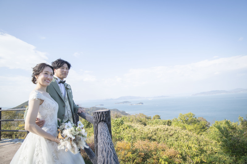 【瀬戸内海を一望】あじ竜王山公園