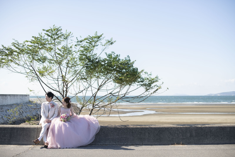 ピンク×ホワイト