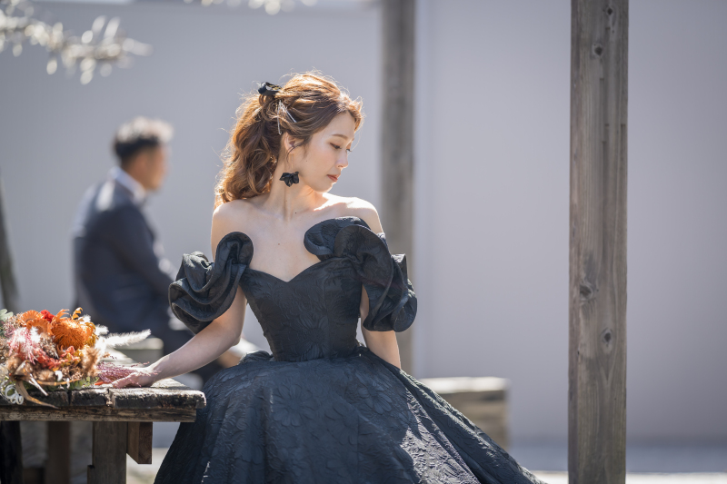 新作ブラックドレス