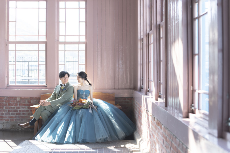 レトロな建物で