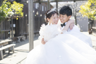 ふわんふわんドレス着用