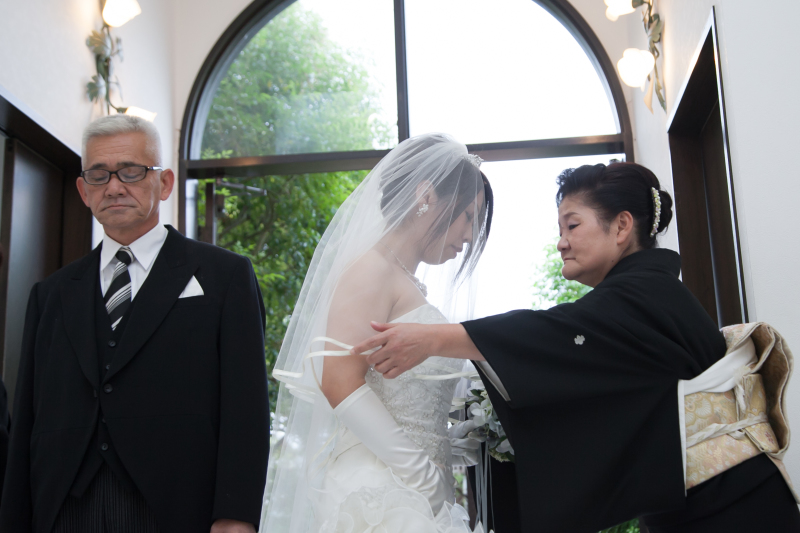 母からのベールダウン