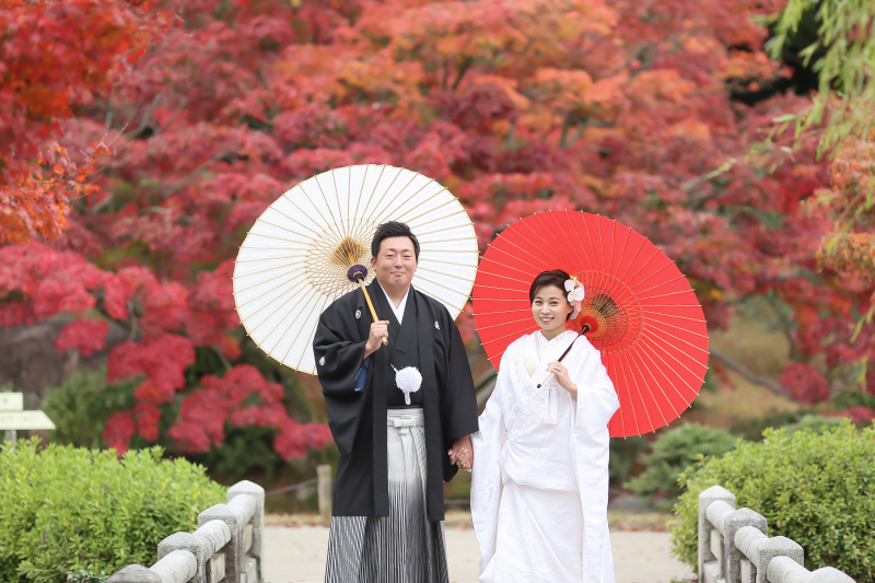 紅葉映える秋撮影♡