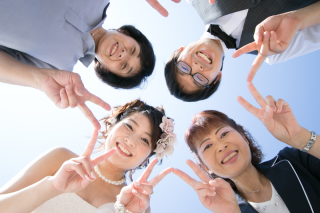 家族写真の撮影