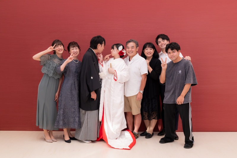 最後はご家族様も一緒に♪