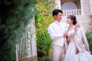 ＊4月：和装洋装2着ロケーション＆チャペルガーデン＊