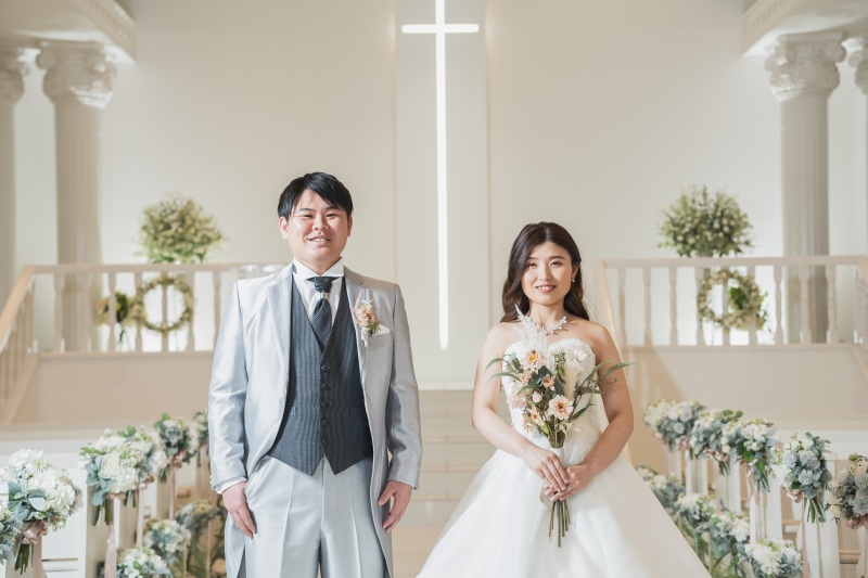 白亜のチャペルで