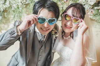 ＊2月：和装洋装2着スタジオ＆ガーデン＆チャペル＊お二人らしい小物アイテムも