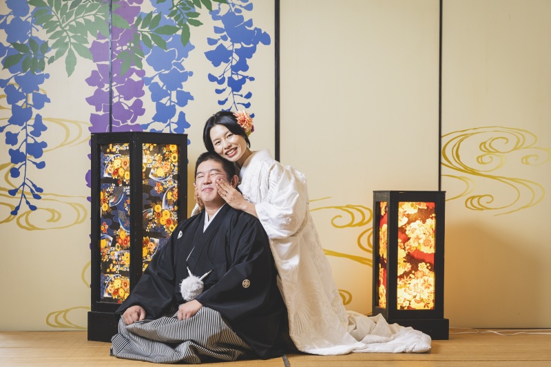 和装にチェンジして