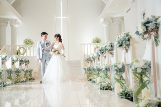 ＊7月：和装洋装2着ロケ＆＆ガーデン＆チャペル＊ご家族様もご一緒に