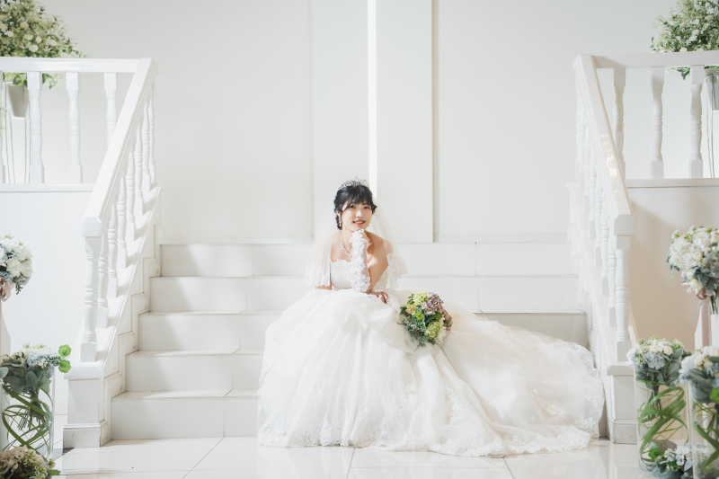ご新婦様のソロカットから