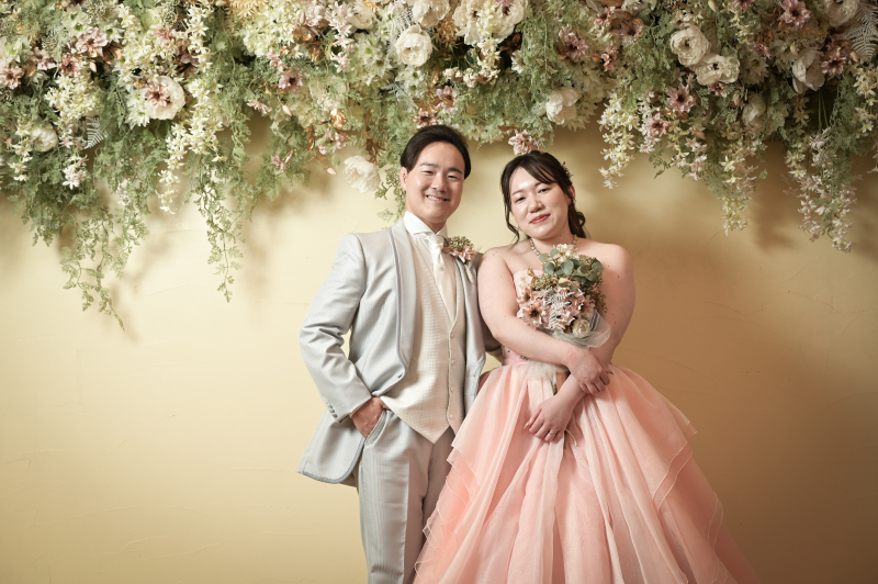 カラードレスに衣装チェンジして