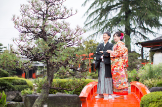 雨の日の撮影は華雅苑にお任せください♪♪