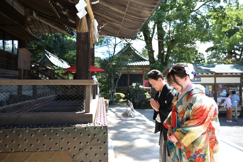 和装ロケーションは筑波山神社で