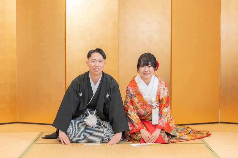 色打掛バージョンでももちろん。雰囲気がガラリと♪